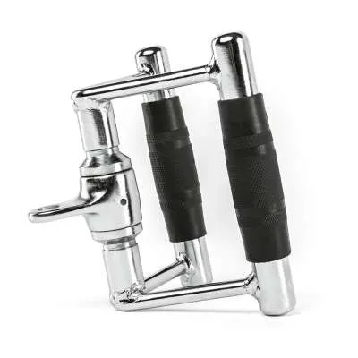 Parallel handle / rudder handle tight with ergo-grip and swivel